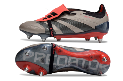 Adidas Predator Elite Foldover Tongue SG Low-Tops Football Boots - Gold/Blue/Red