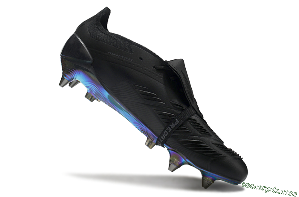 Adidas Predator Elite Foldover Tongue SG Low-Tops Football Boots - Black/Silver/Gold 4