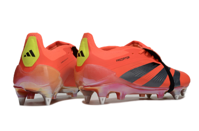 Adidas Predator Elite Foldover Tongue SG Low-Tops Football Boots - Red/Black/Yellow