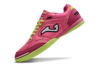 Joma Top Flex IC Low-Tops Football Shoes - Pink/White/Yellow