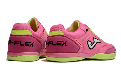 Joma Top Flex IC Low-Tops Football Shoes - Pink/White/Yellow