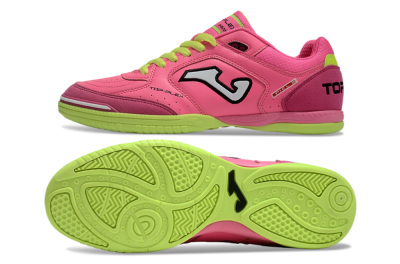 Joma Top Flex IC Low-Tops Football Shoes - Pink/White/Yellow