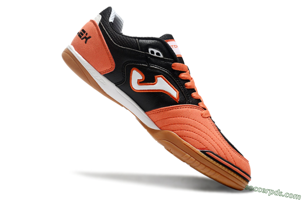Joma Top Flex IC Low-Tops Football Shoes - Black/White/Red 4