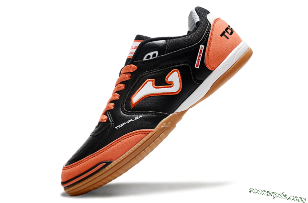 Joma Top Flex IC Low-Tops Football Shoes - Black/White/Red 5