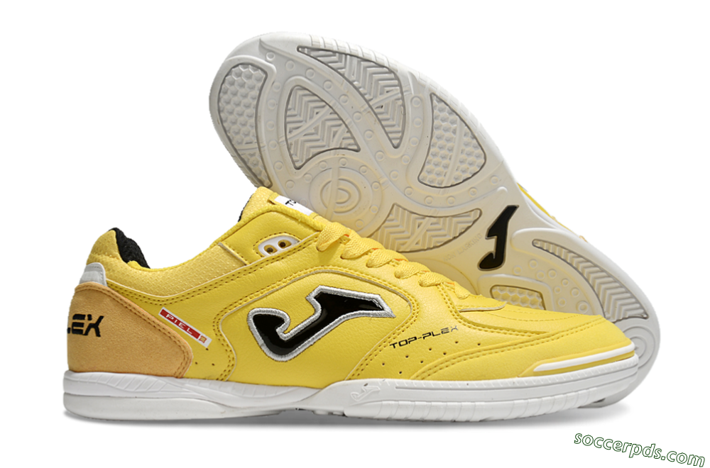 Joma Top Flex IC Low-Tops Football Shoes - Yellow/Black/Silver 1