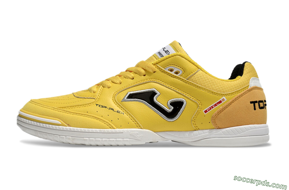 Joma Top Flex IC Low-Tops Football Shoes - Yellow/Black/Silver 2