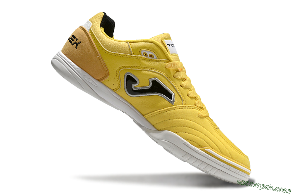 Joma Top Flex IC Low-Tops Football Shoes - Yellow/Black/Silver 4