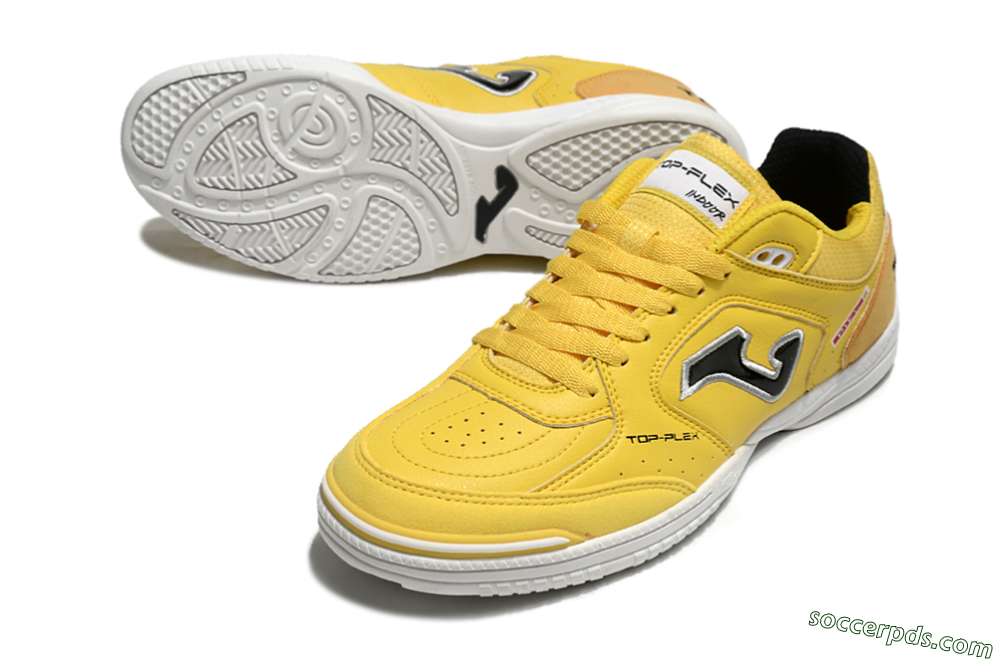 Joma Top Flex IC Low-Tops Football Shoes - Yellow/Black/Silver 3
