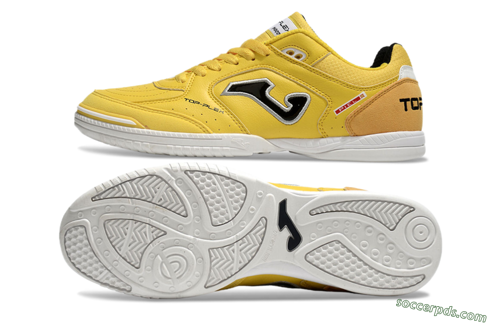 Joma Top Flex IC Low-Tops Football Shoes - Yellow/Black/Silver 0