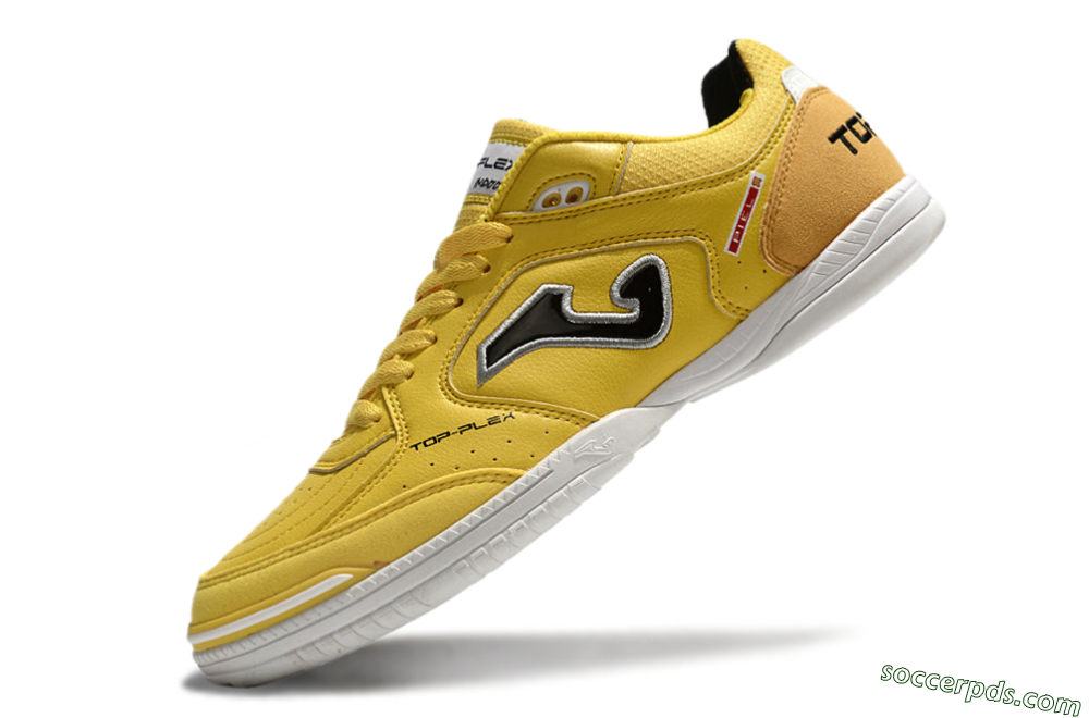 Joma Top Flex IC Low-Tops Football Shoes - Yellow/Black/Silver 5