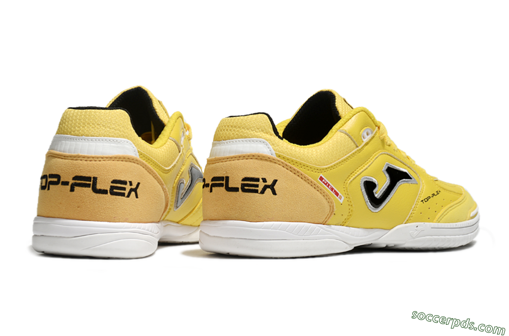 Joma Top Flex IC Low-Tops Football Shoes - Yellow/Black/Silver 6