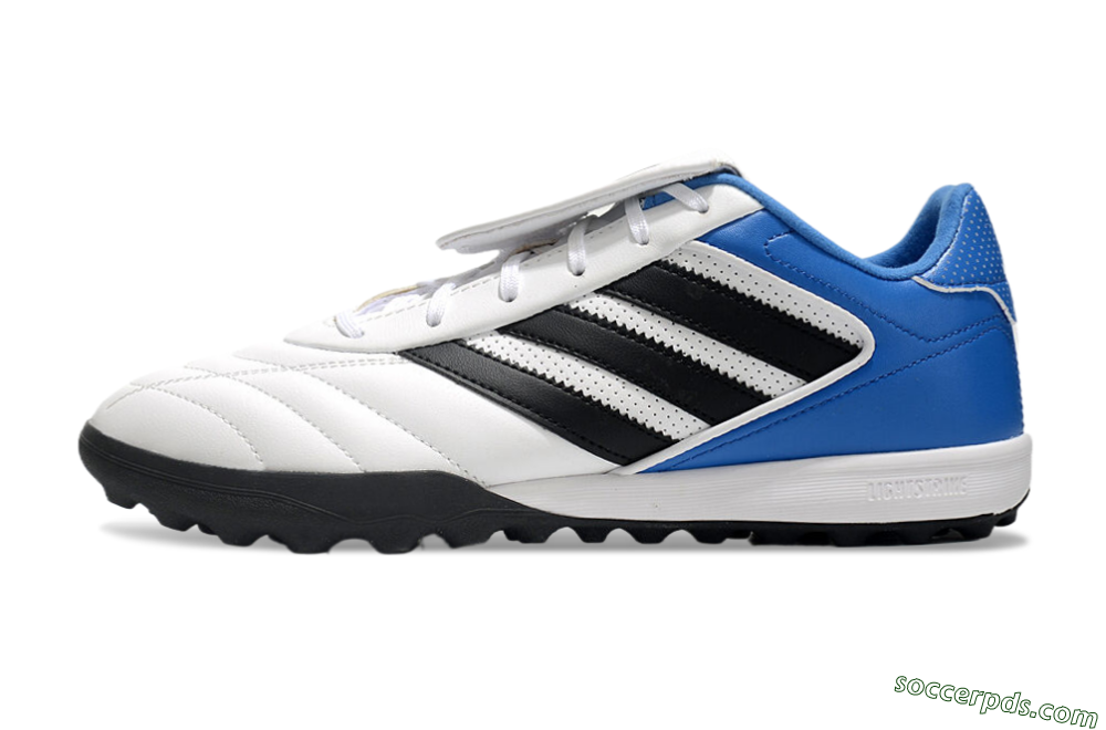 Adidas Copa Gloro 2 TF Low-Tops Football Shoes - White/Black/Blue 2