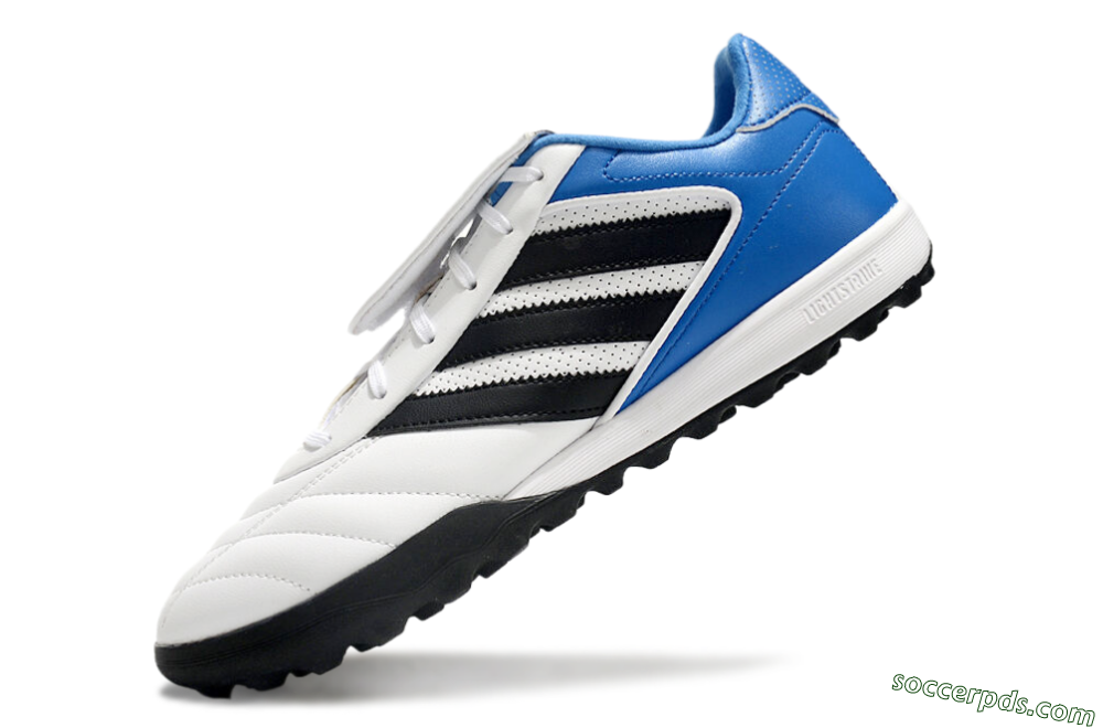 Adidas Copa Gloro 2 TF Low-Tops Football Shoes - White/Black/Blue 5