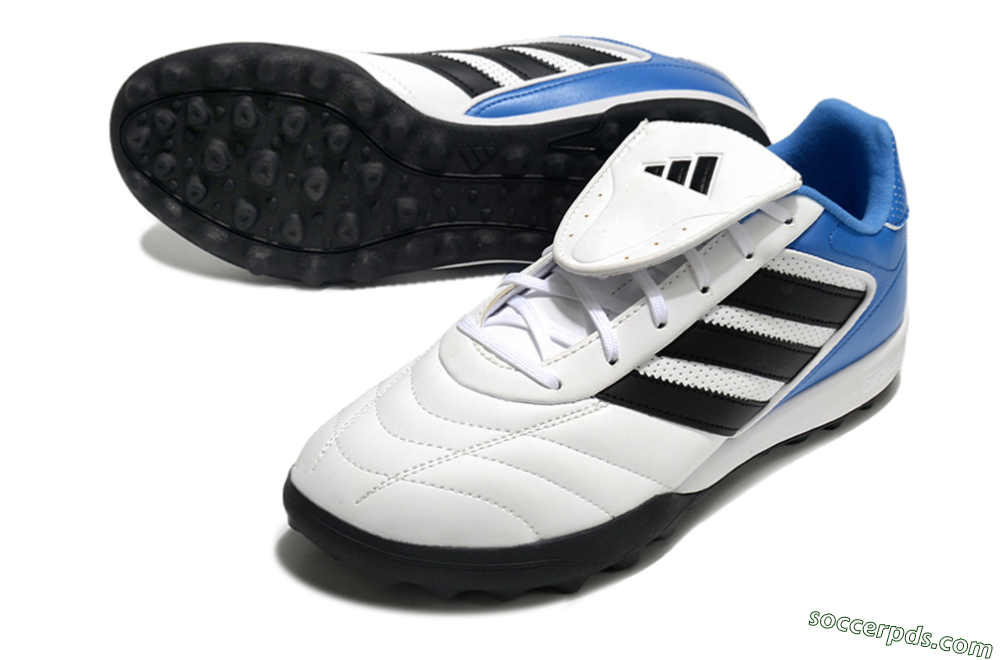 Adidas Copa Gloro 2 TF Low-Tops Football Shoes - White/Black/Blue 3