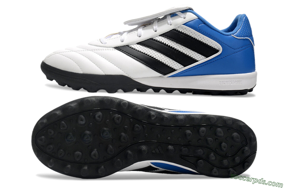 Adidas Copa Gloro 2 TF Low-Tops Football Shoes - White/Black/Blue 0