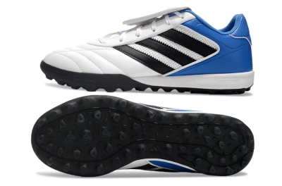 Adidas Copa Gloro 2 TF Low-Tops Football Shoes - White/Black/Blue