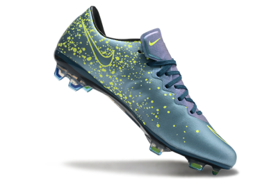 Nike Mercurial Vapor 10 FG Low-Tops Football Boots - Jade/Yellow/Black