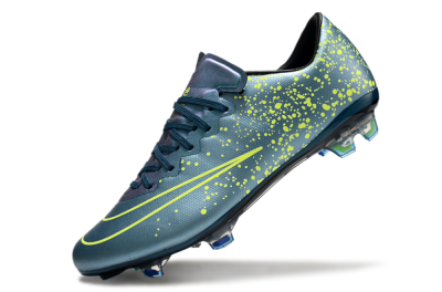 Nike Mercurial Vapor 10 FG Low-Tops Football Boots - Jade/Yellow/Black