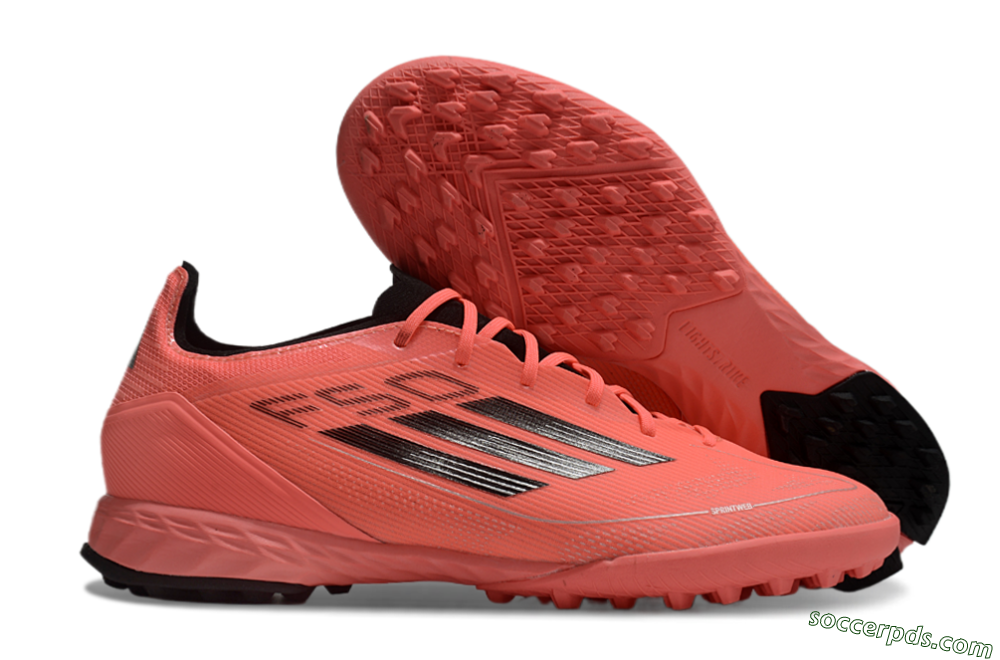 Adidas F50 Pro TF Low-Tops Football Shoes - Red/Black 1