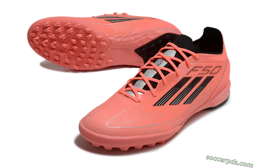 Adidas F50 Pro TF Low-Tops Football Shoes - Red/Black 3