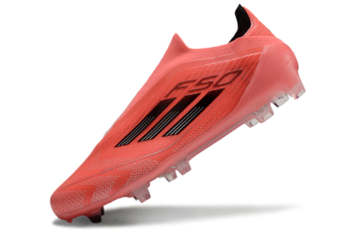Adidas F50 Elite Laceless FG Low-Tops Football Boots - Red/Black
