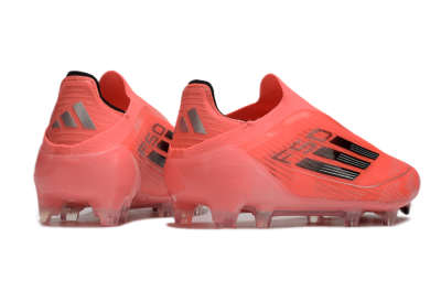 Adidas F50 Elite Laceless FG Low-Tops Football Boots - Red/Black