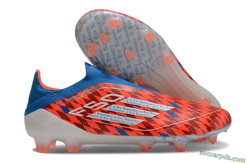 Adidas F50 Elite Laceless FG Low-Tops Football Boots - Red/White/Blue 1