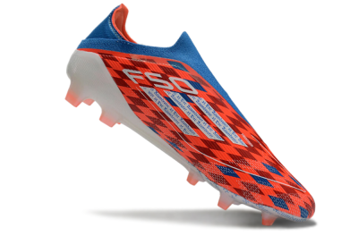Adidas F50 Elite Laceless FG Low-Tops Football Boots - Red/White/Blue