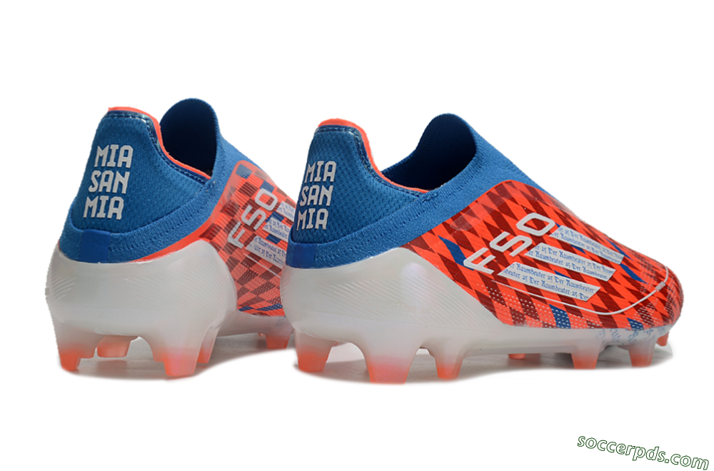 Adidas F50 Elite Laceless FG Low-Tops Football Boots - Red/White/Blue 6