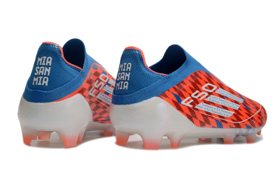 Adidas F50 Elite Laceless FG Low-Tops Football Boots - Red/White/Blue
