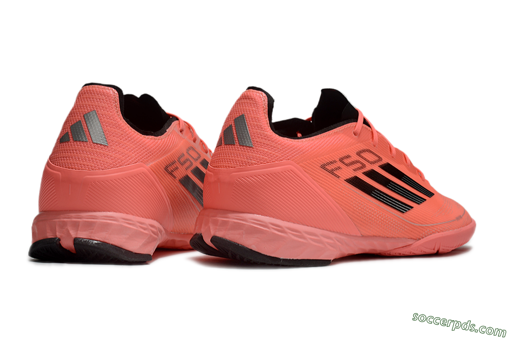 Adidas F50 Pro IC Low-Tops Football Shoes - Red/Black 6