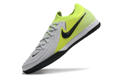 Nike Phantom GX 2 Elite IC Low-Tops Football Shoes - Grey/Black/Yellow