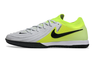 Nike Phantom GX 2 Elite IC Low-Tops Football Shoes - Grey/Black/Yellow