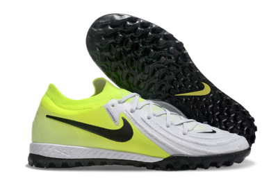 Nike Phantom GX 2 Elite TF Low-Tops Football Shoes - Grey/Black/Yellow
