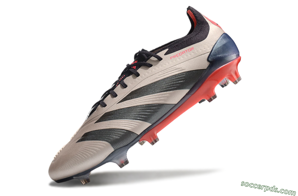 Adidas Predator 24 Elite FG Low-Tops Football Boots - Gold/Blue/Red 5