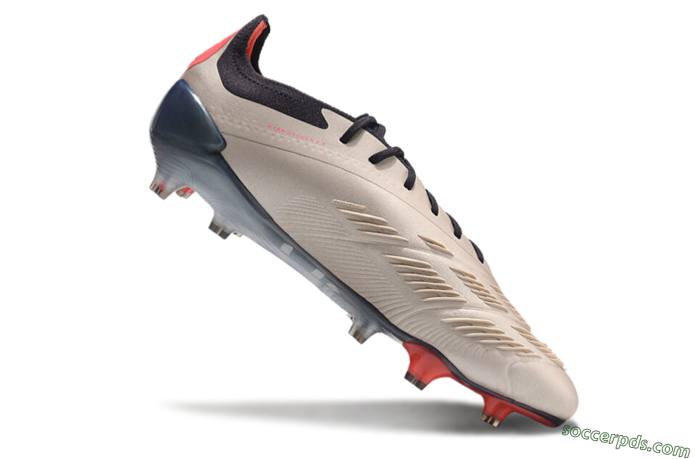 Adidas Predator 24 Elite FG Low-Tops Football Boots - Gold/Blue/Red 4
