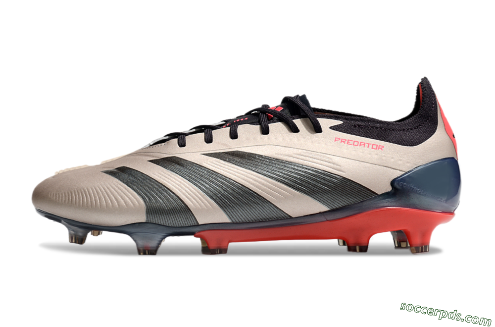Adidas Predator 24 Elite FG Low-Tops Football Boots - Gold/Blue/Red 2