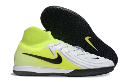 Nike Phantom Luna Elite NU IC High-Tops Football Shoes - Grey/Yellow/Black
