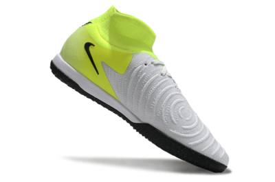 Nike Phantom Luna Elite NU IC High-Tops Football Shoes - Grey/Yellow/Black