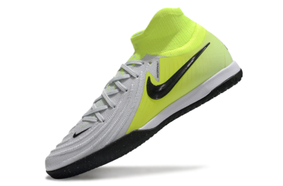 Nike Phantom Luna Elite NU IC High-Tops Football Shoes - Grey/Yellow/Black