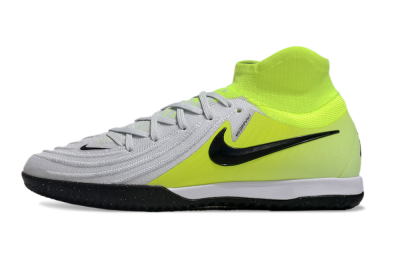 Nike Phantom Luna Elite NU IC High-Tops Football Shoes - Grey/Yellow/Black