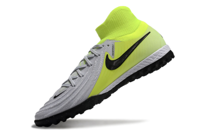 Nike Phantom Luna Elite NU TF High-Tops Football Shoes - Grey/Yellow/Black