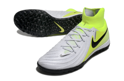 Nike Phantom Luna Elite NU TF High-Tops Football Shoes - Grey/Yellow/Black