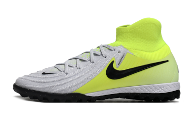 Nike Phantom Luna Elite NU TF High-Tops Football Shoes - Grey/Yellow/Black