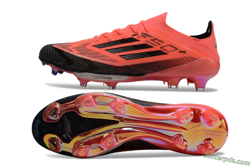 Adidas F50+ Lightstrike Pro FG Low-Tops Football Boots - Red/Black 0