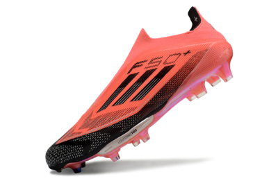 Adidas F50+ Lightstrike Pro Laceless FG Low-Tops Football Boots - Red/Black/Silver