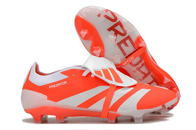 Adidas Predator Elite Foldover Tongue FG Low-Tops Football Boots - Red/White
