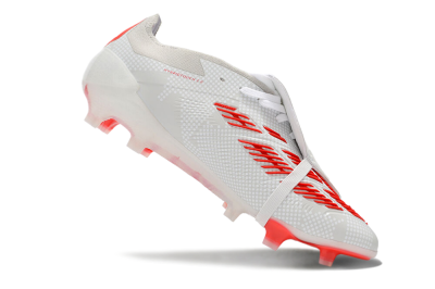 Adidas Predator Elite Foldover Tongue FG Low-Tops Football Boots - Beige/Red/White