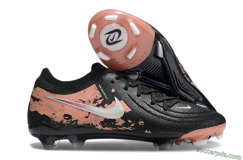 Nike Phantom Luna Elite FG Low-Tops Football Boots - Black/White/Gold 1