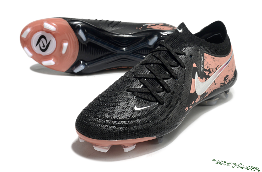 Nike Phantom Luna Elite FG Low-Tops Football Boots - Black/White/Gold 3
